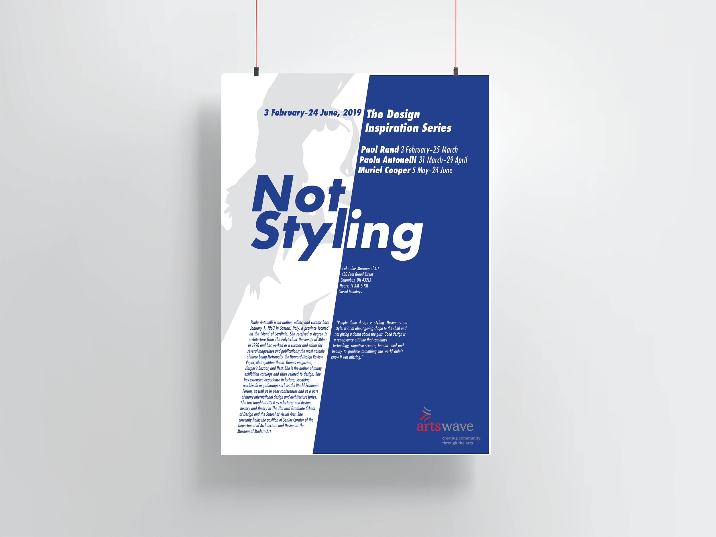 Typographic Event Poster